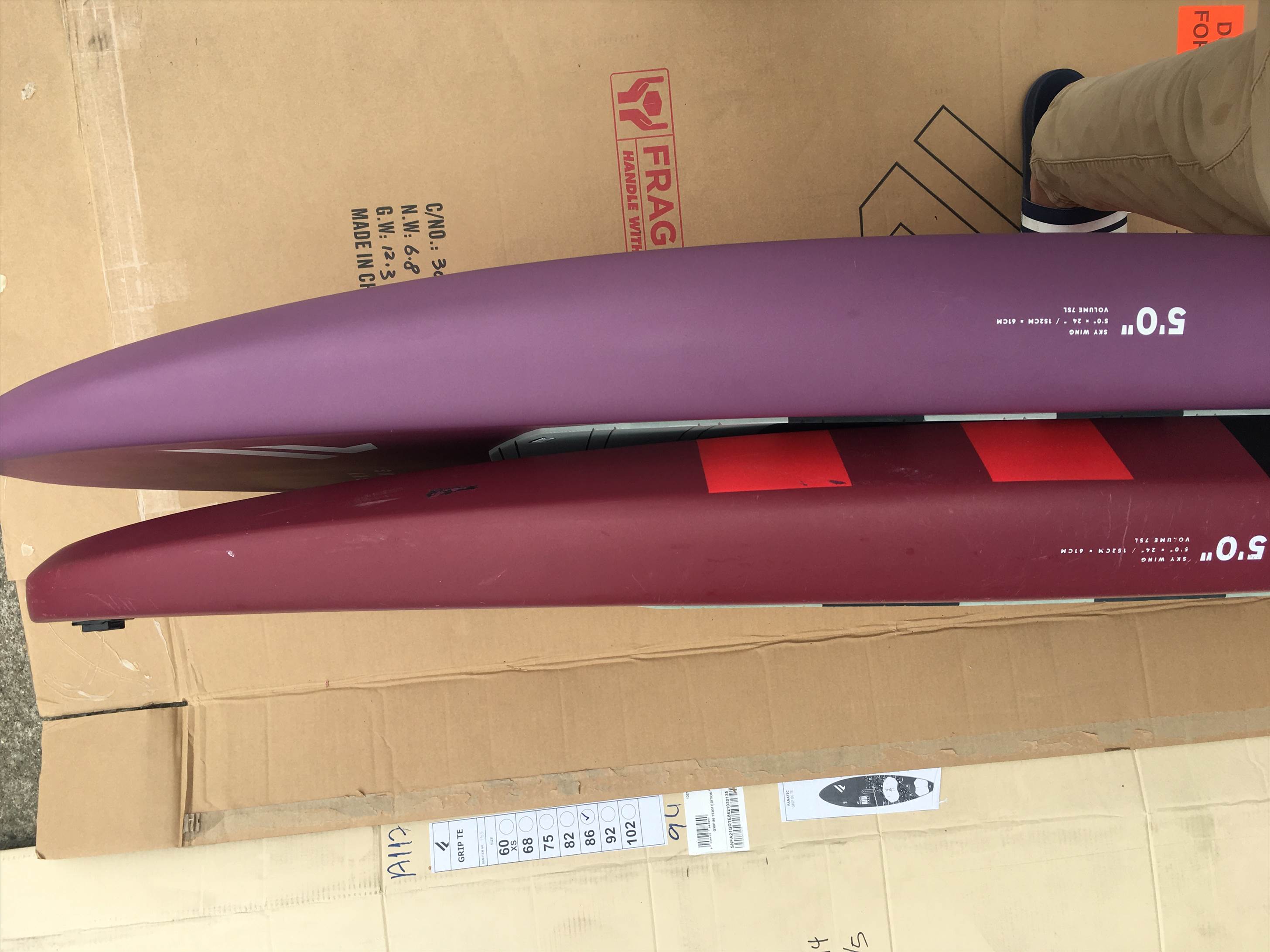 Sky Wing 5'0" v1 & v2