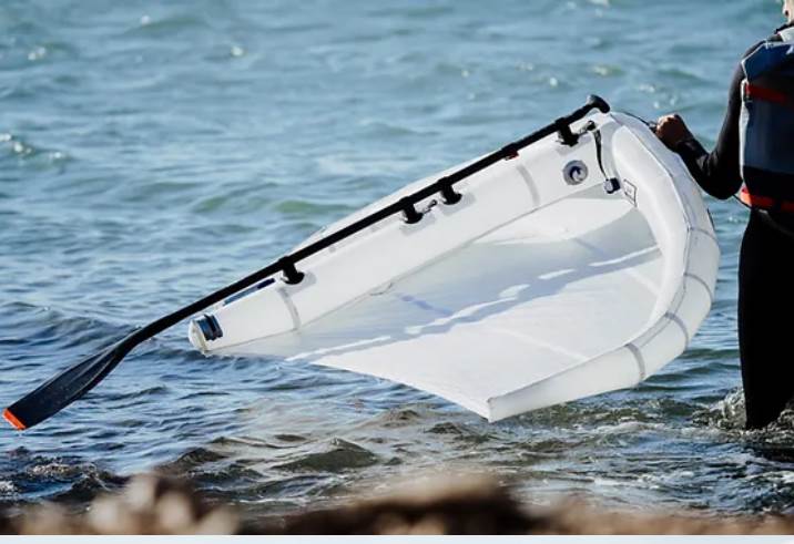 Wind wing with paddle