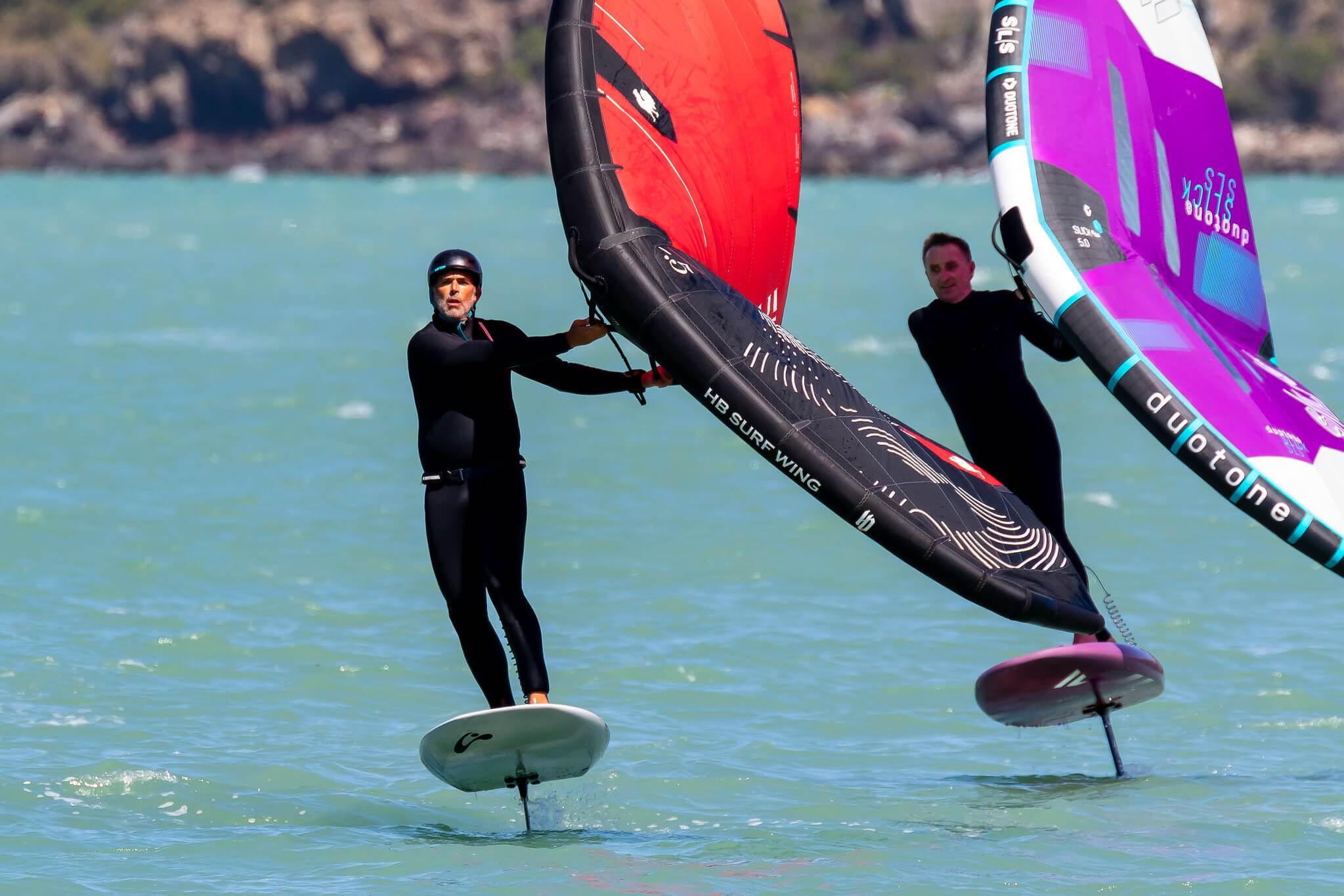Wingfoiling in Christchurch (1)