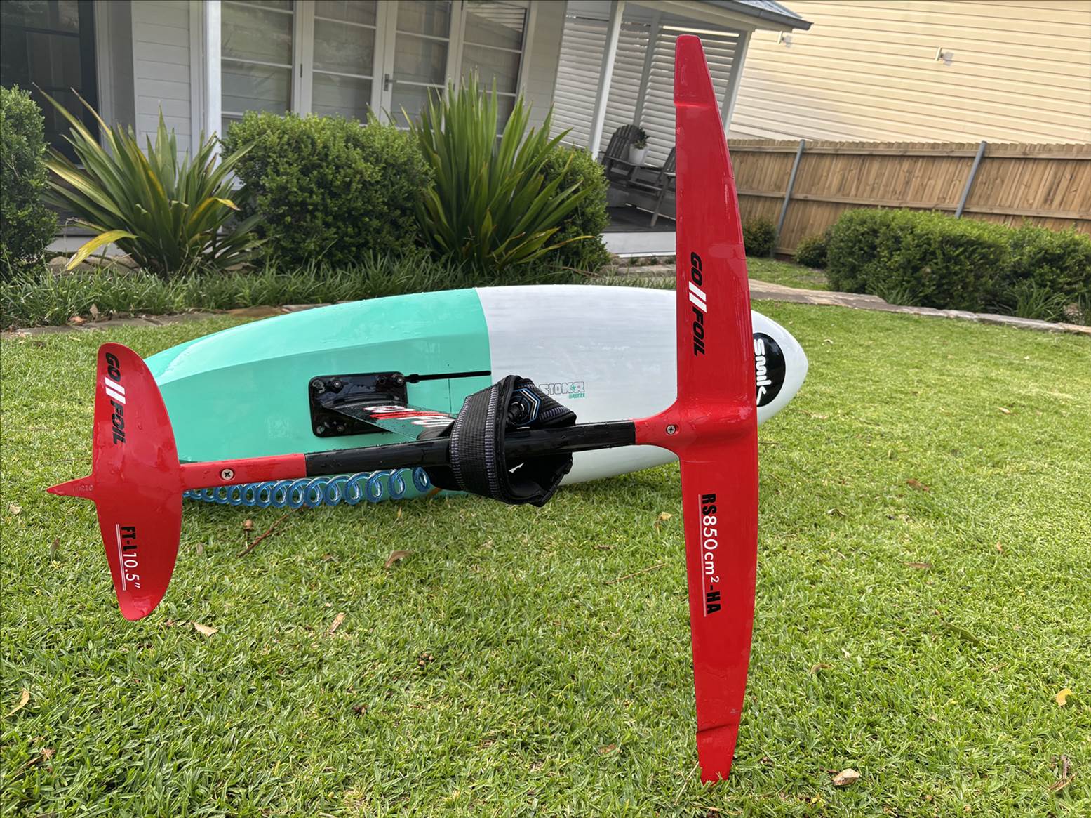 RS850 and 10.5" tail 90cm mast