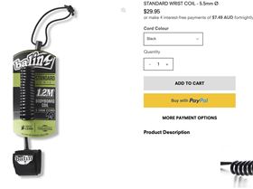 STANDARDWRISTCOIL-55mm?-BALIN-SURFERSHARDWARE