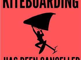 Kiteboarding Has Been Cancelled sticker