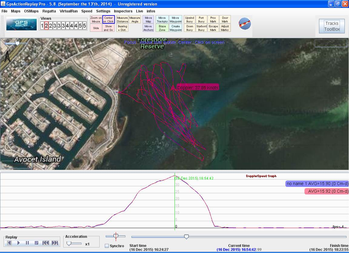 camore track and speed mirror Navi
