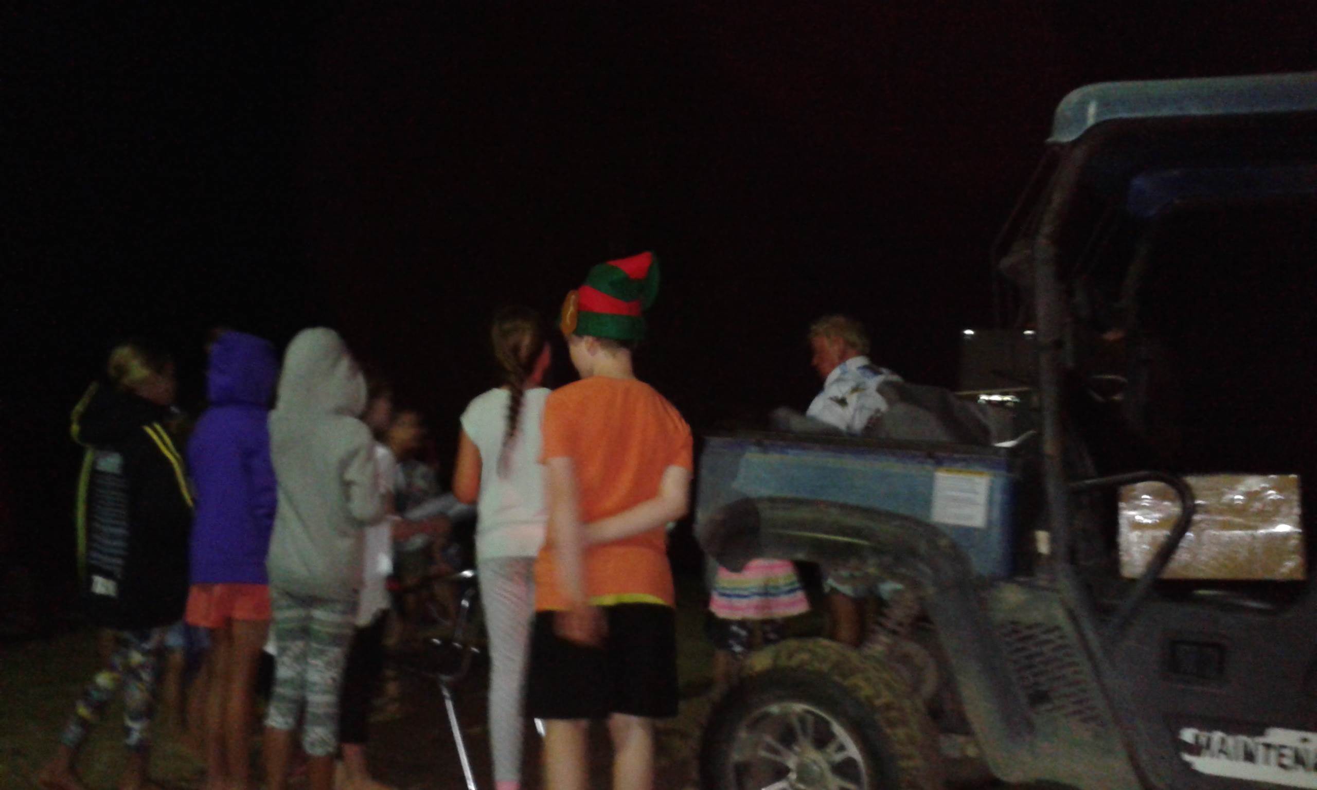 xmas carols on beach