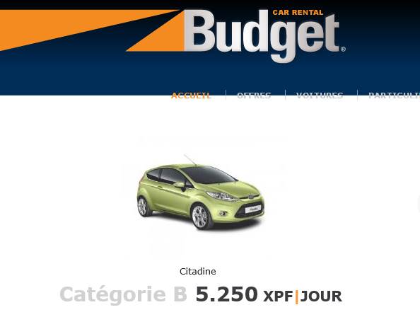 Budget Car Rental Location de voiture Noum?a Budget Car Rental Location de voiture Noum?a - 2016-02-