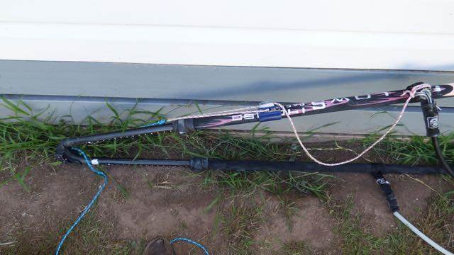 simple one sided Adjustable outhaul - 1