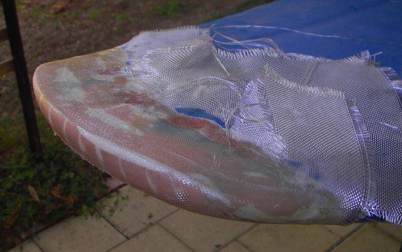 Glassing the outer layer