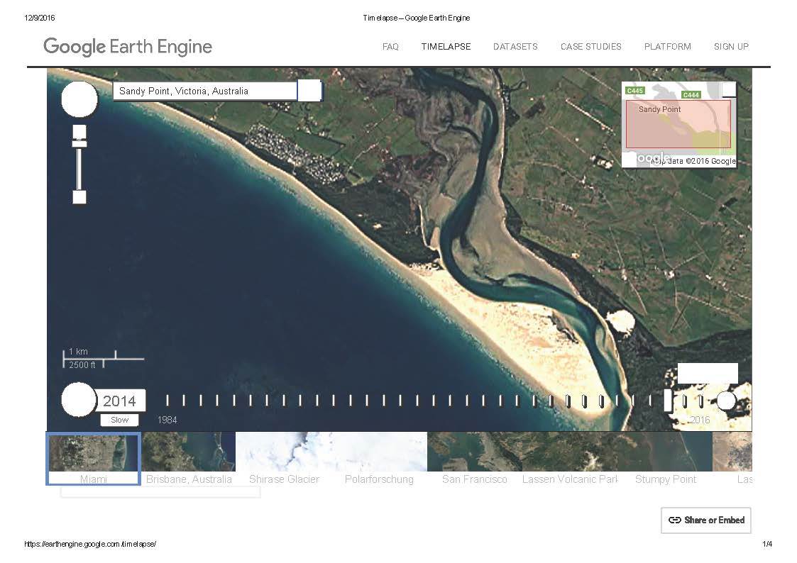 Timelapse - Google Earth Engine 2014 Sandy point Page 1