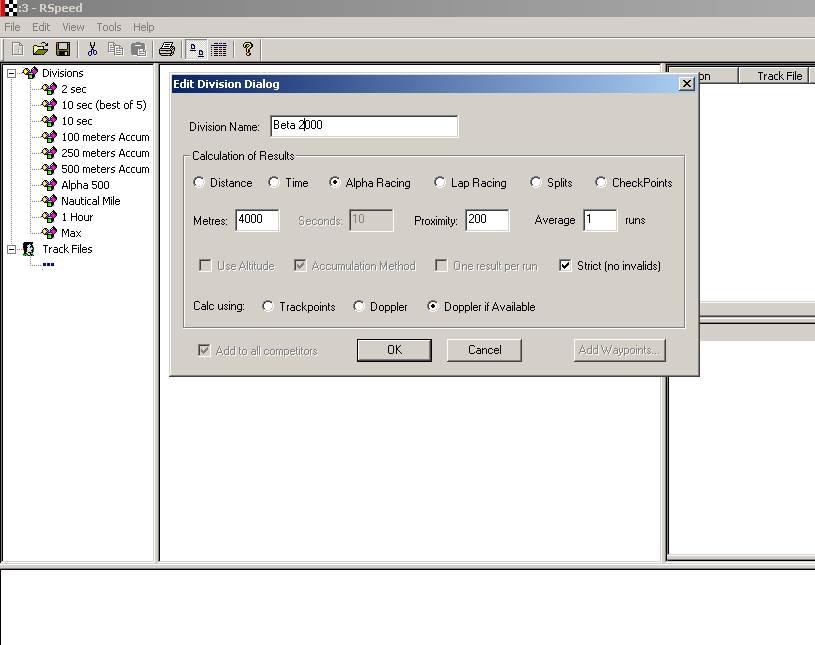 Beta divison RealSpeed