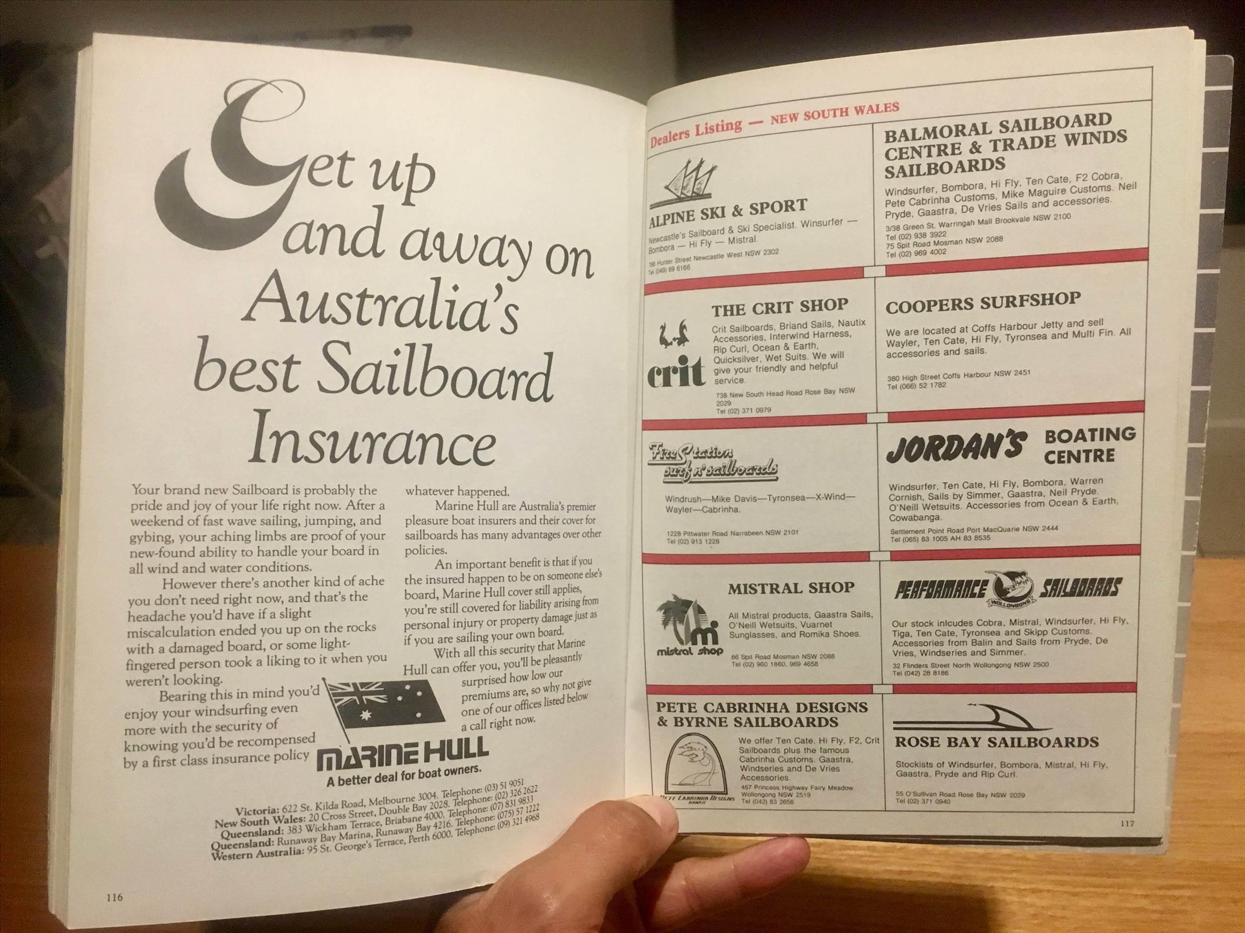 First Annual Sailboard Guide 1984-85 Australia