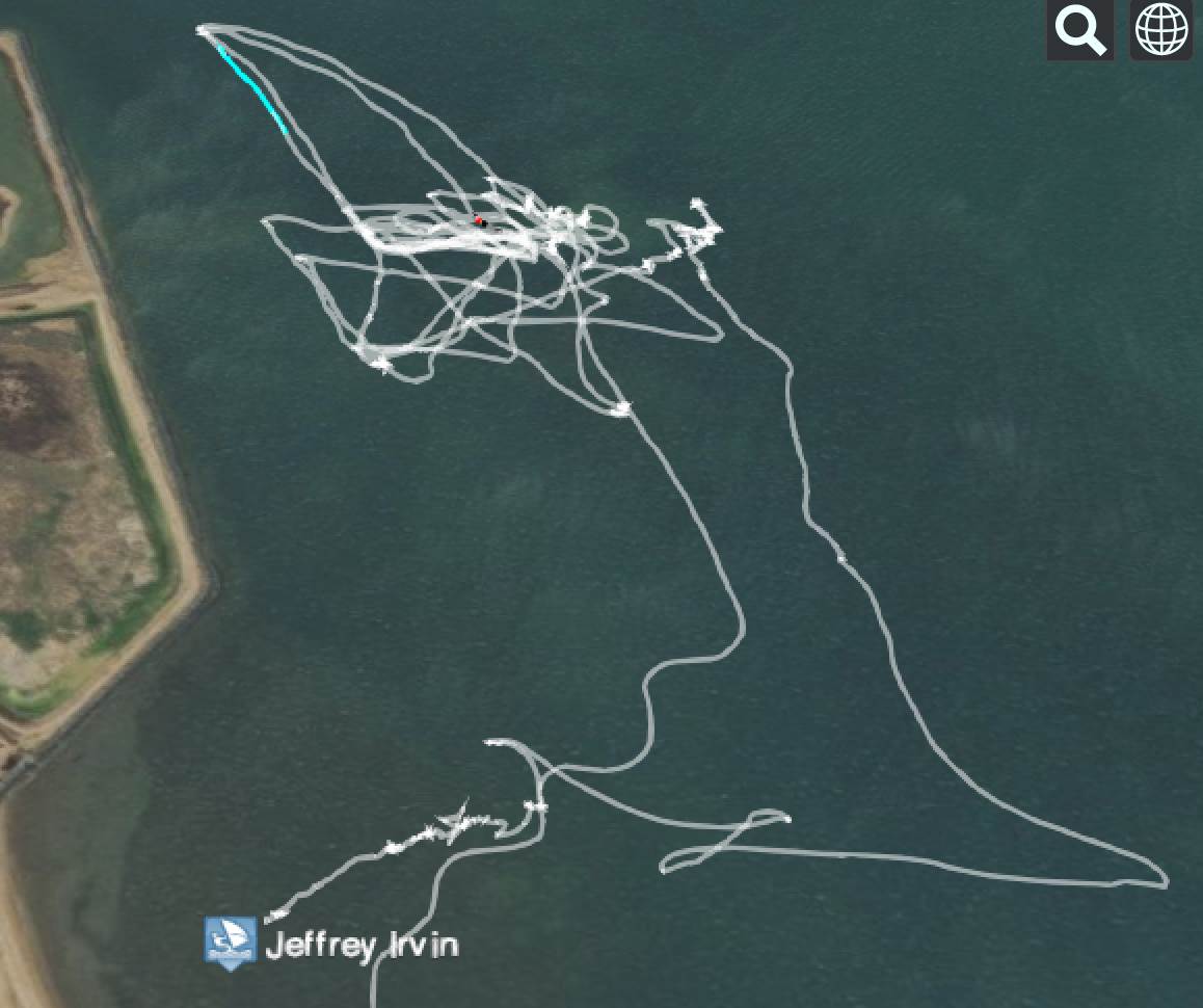 Tacks gybes in winter winds