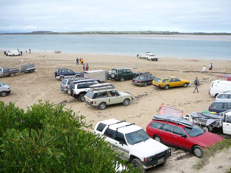 car Parking at Sandy Point