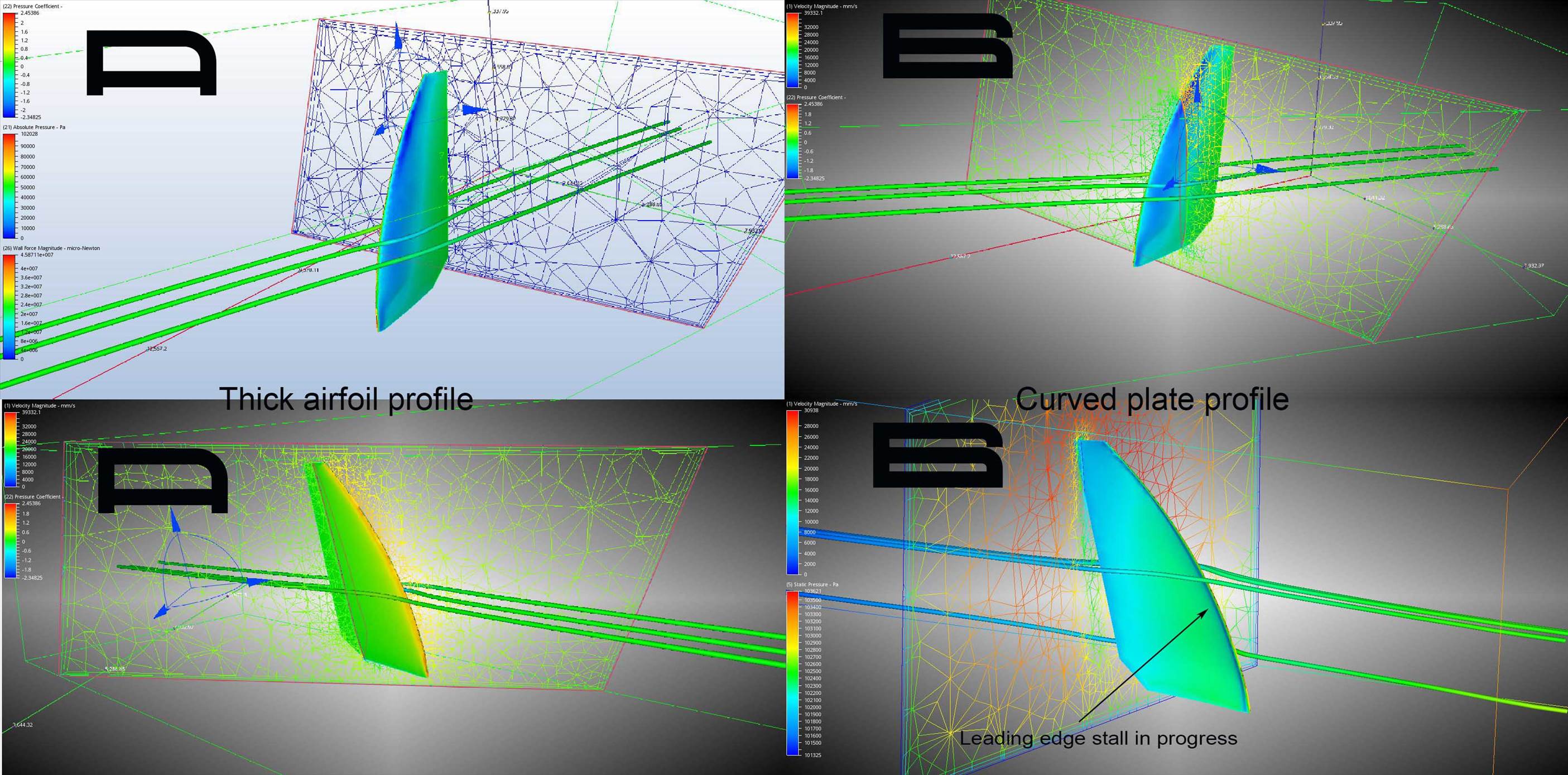 Comparison images  MW sails