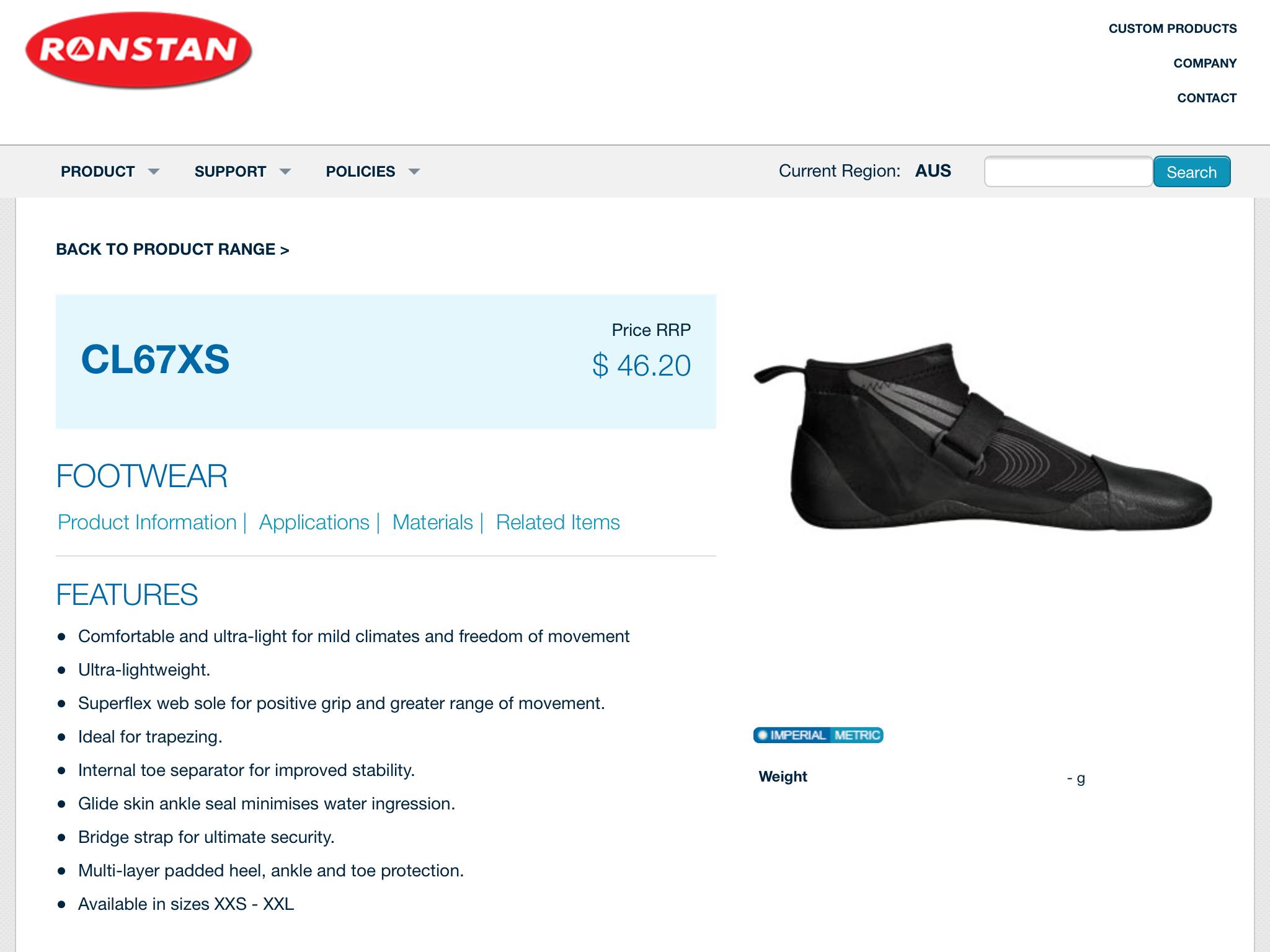 ronstan sailing boots