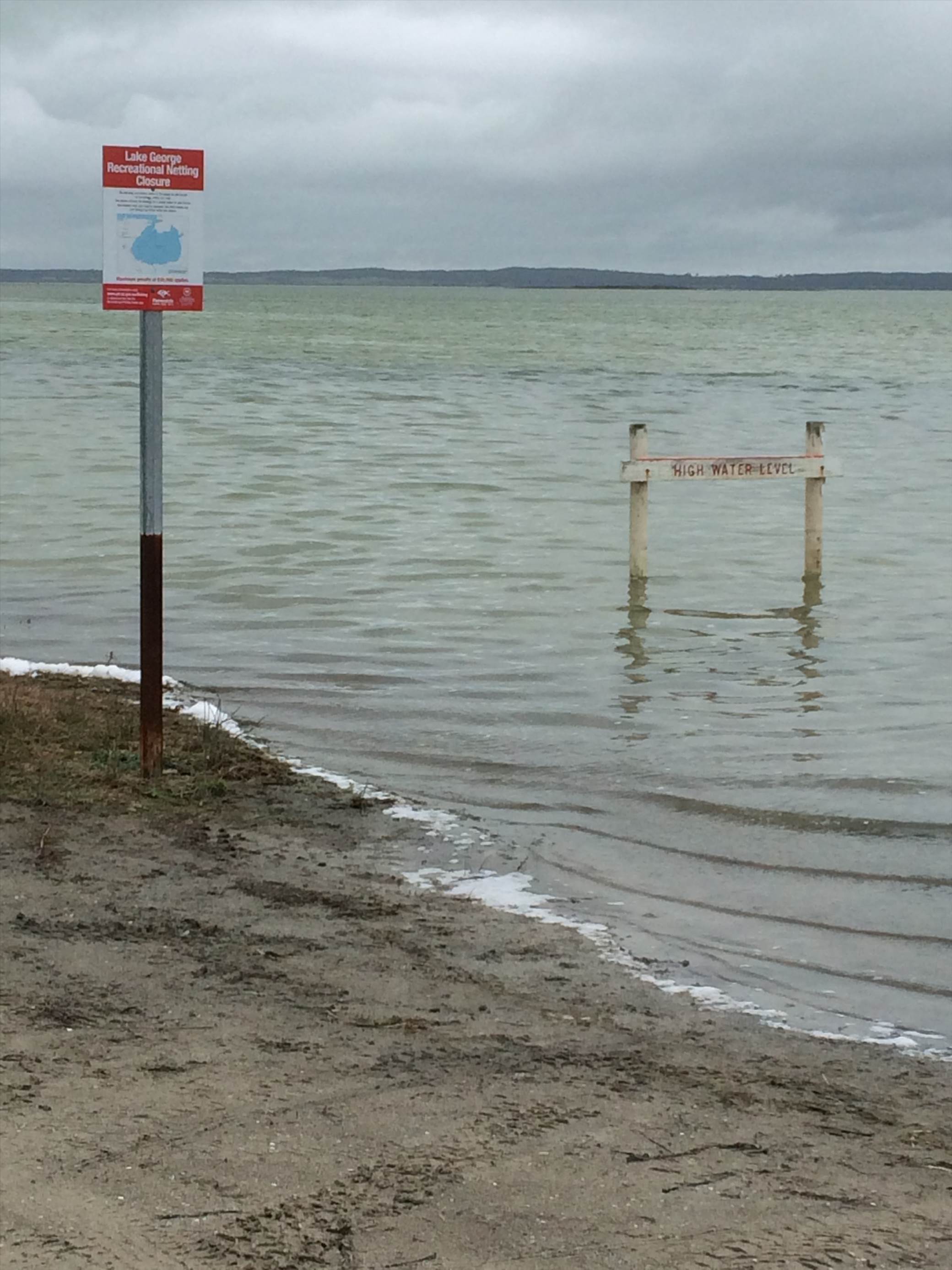 lake george level June 2018 - 2