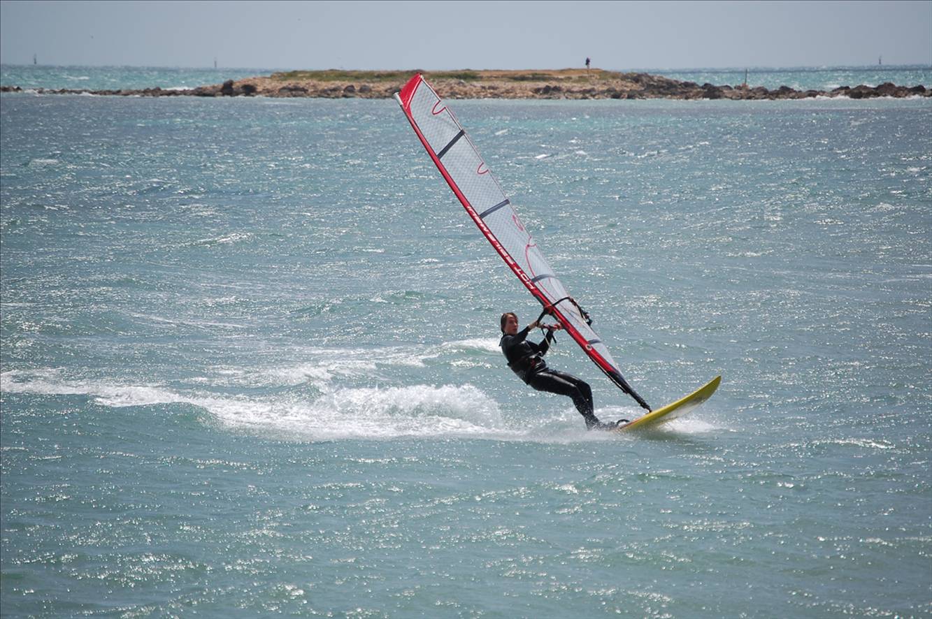 me taking in being the only one out at woodies point