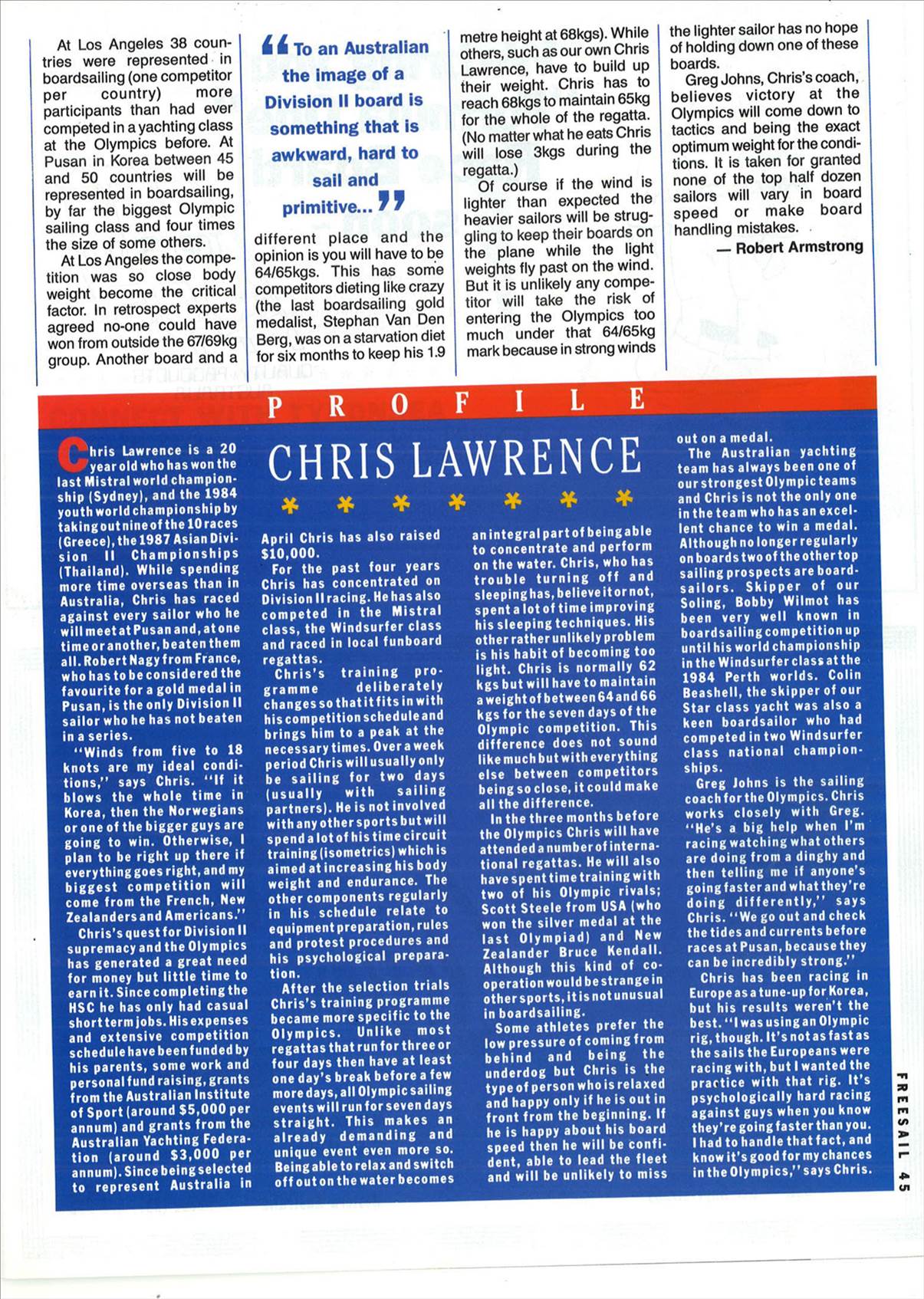 1988 chris lawrence