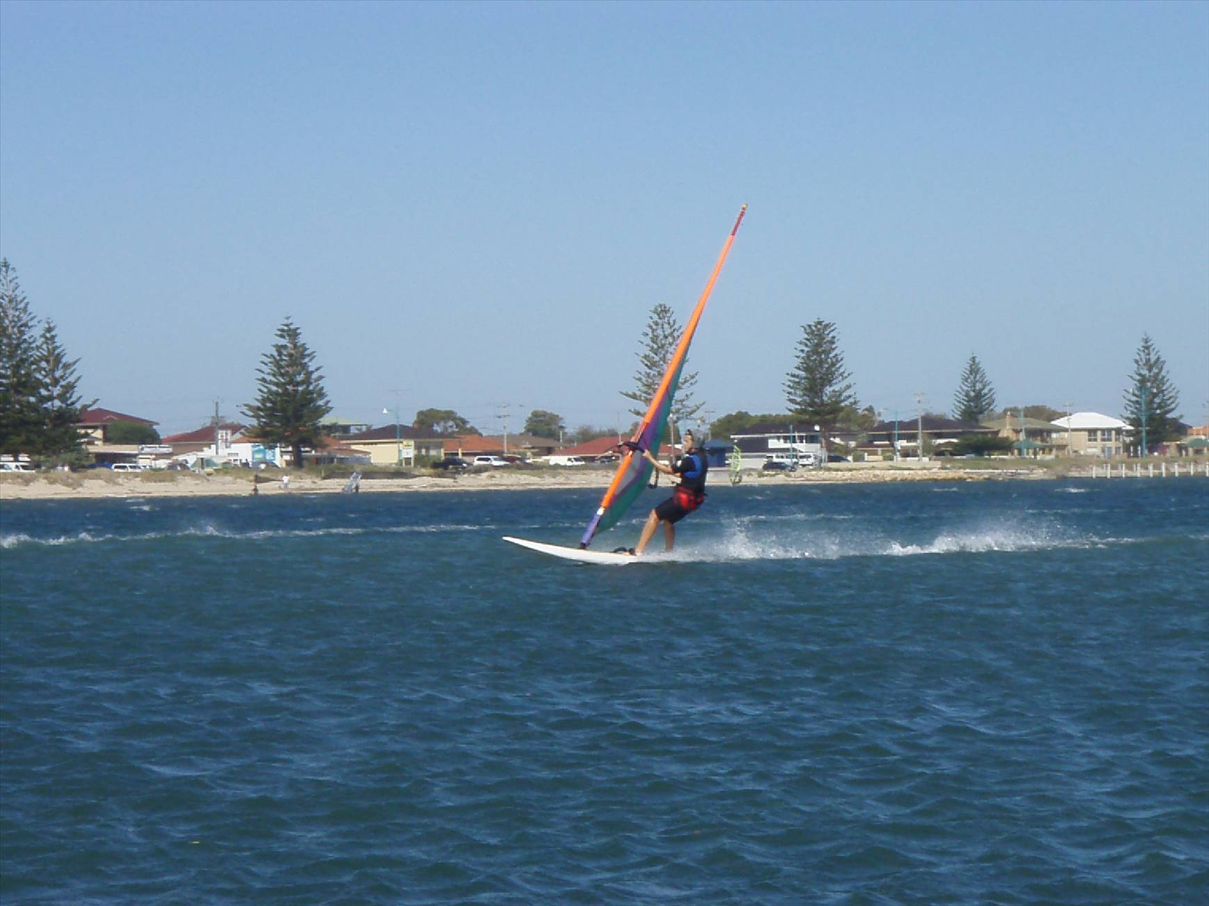 Unknown windsurfing chick