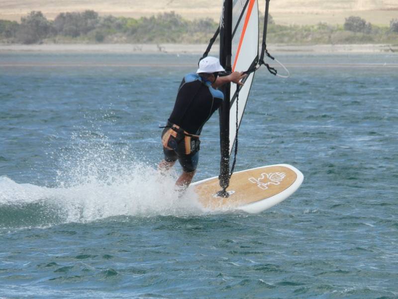 Leaning in. Rig flip hand move