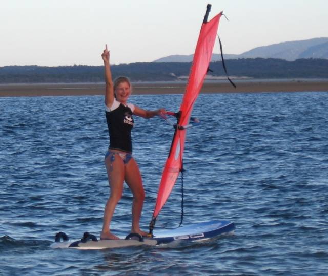 Nessie a few minutes later one handed