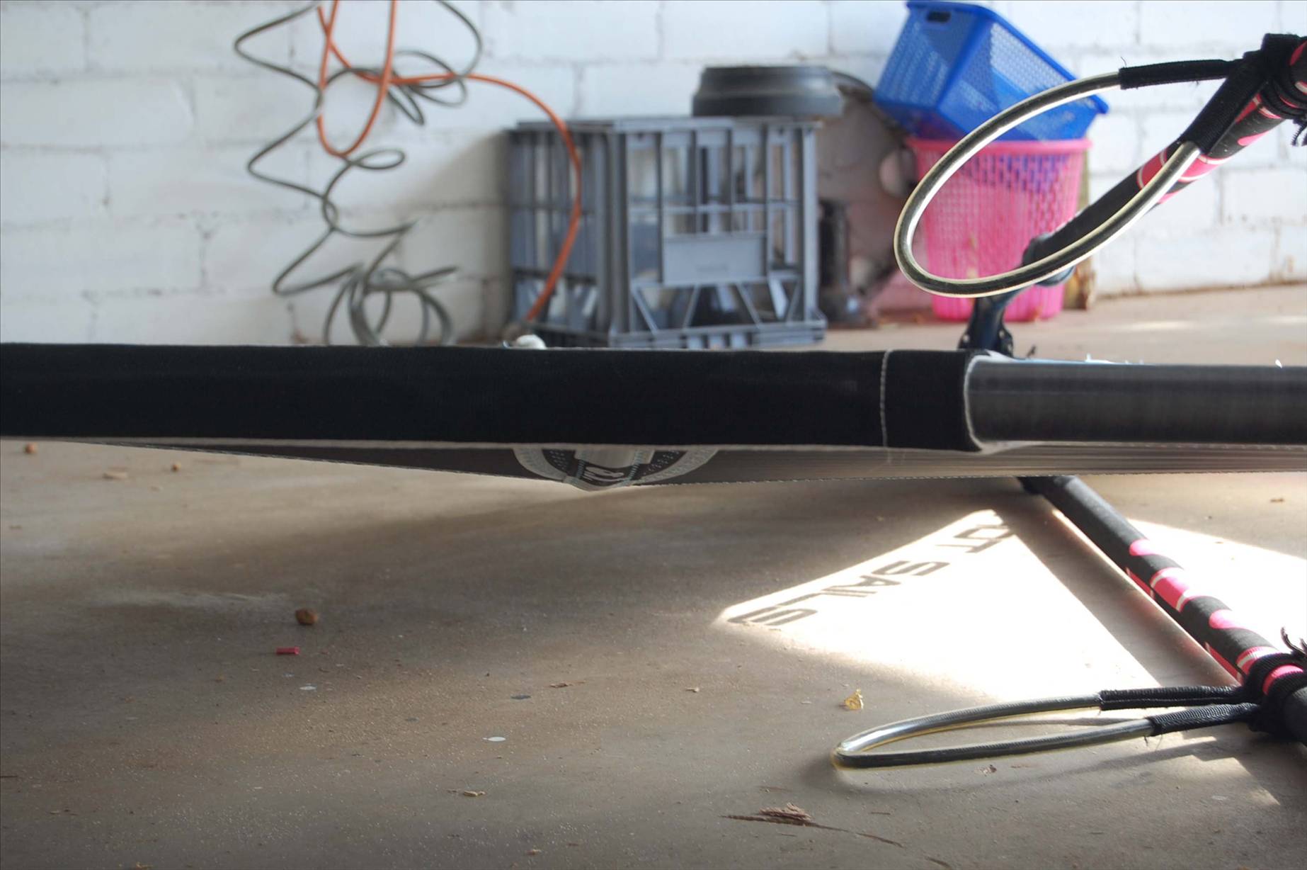 SF rigged for mid wind