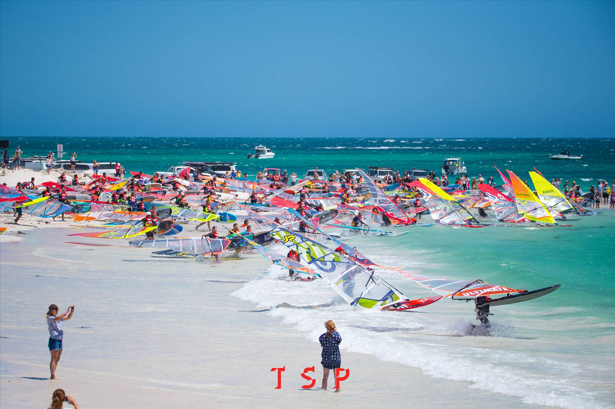 Image of 2019 LOC Windsurfing start at Ledge Point