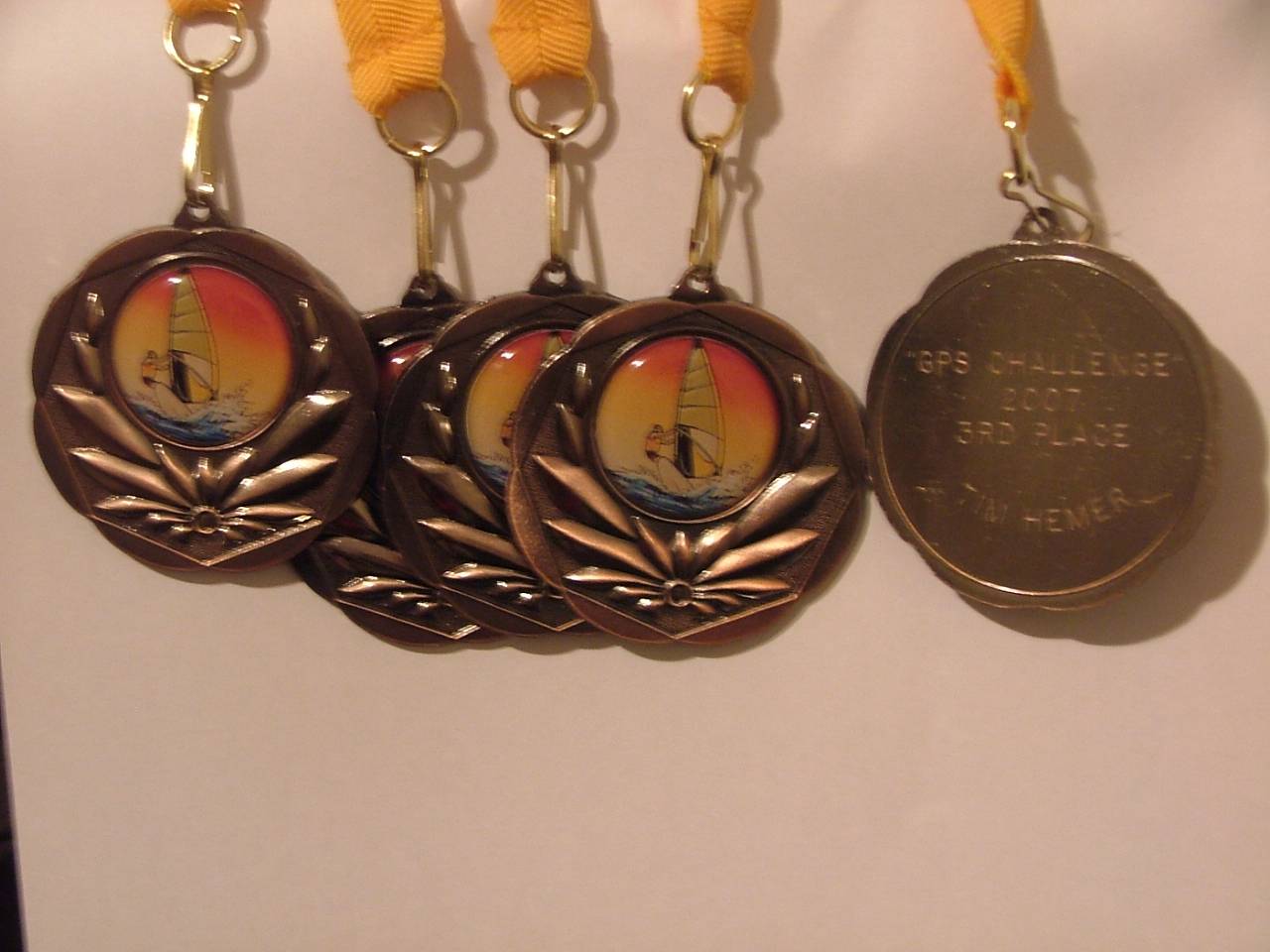 Onboard Speed Demons  3rd place Medals