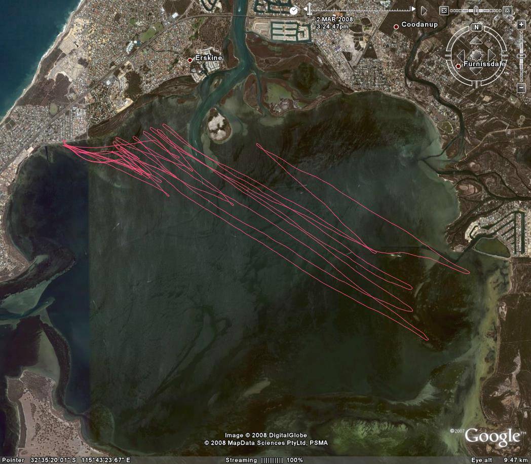 PB 7 gybe hour at Hardies - 2 March