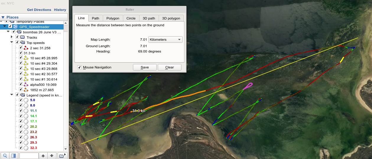 GE track line width 3