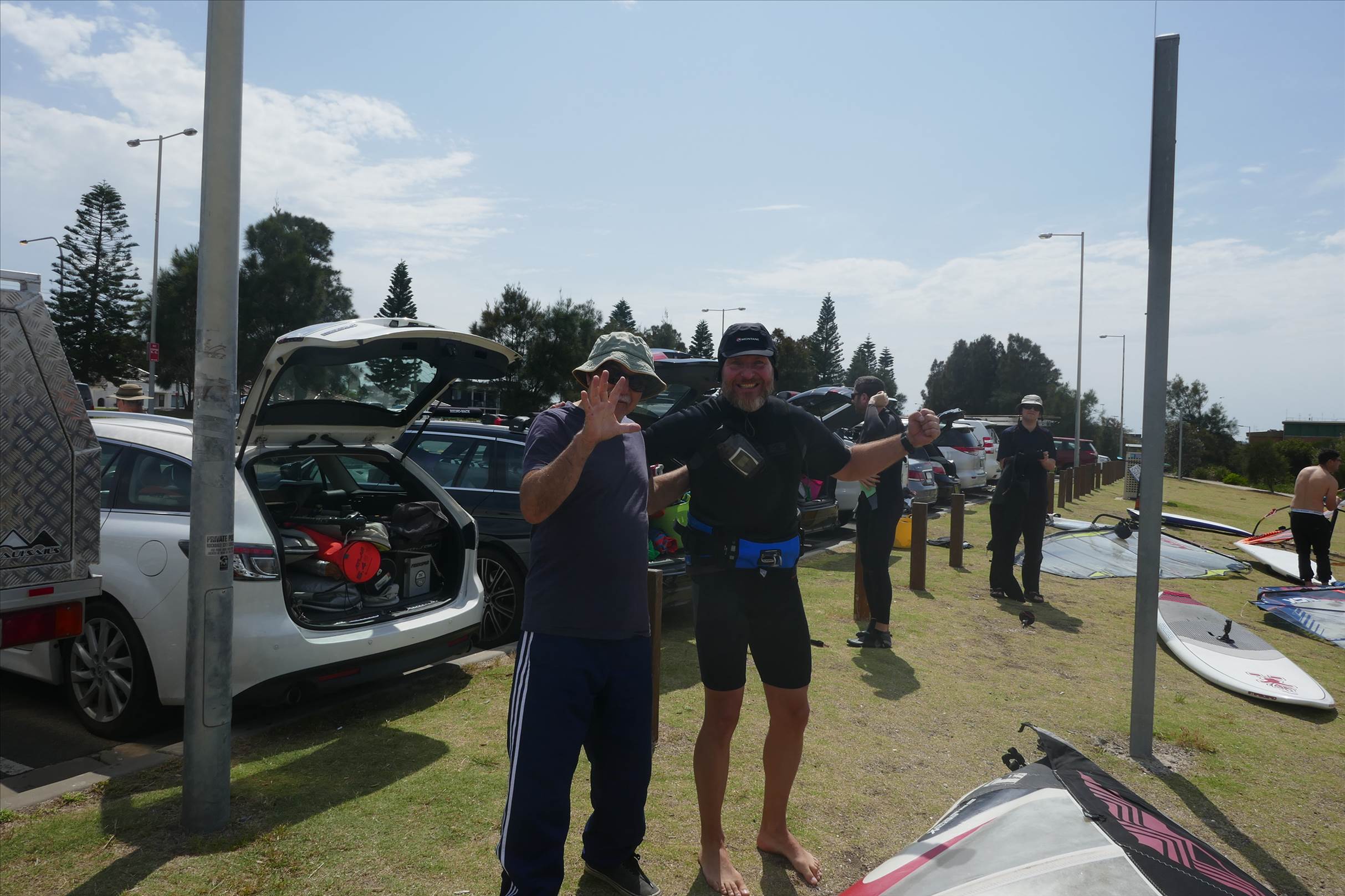 the excitement was showing