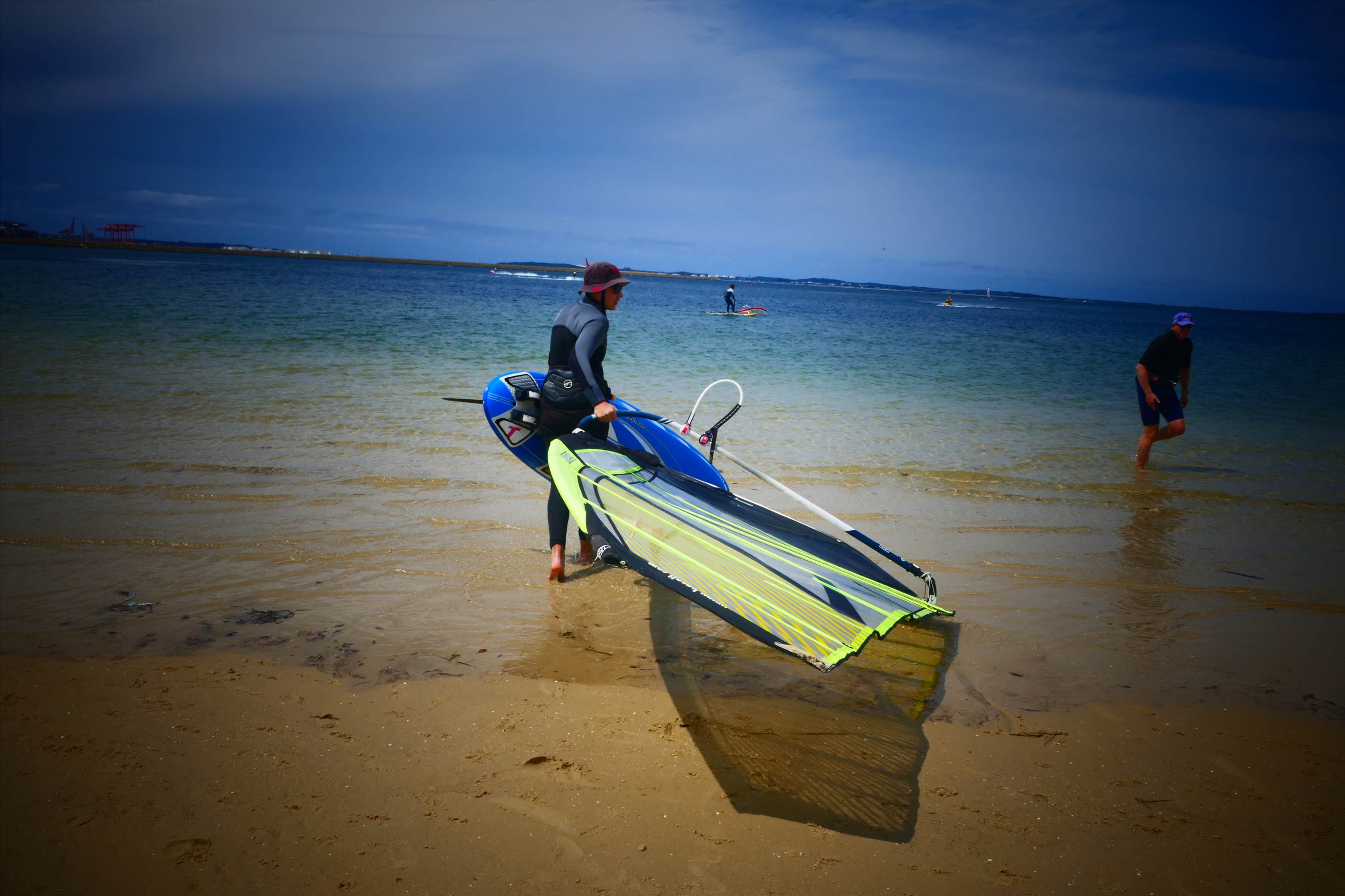 the excitement was showing