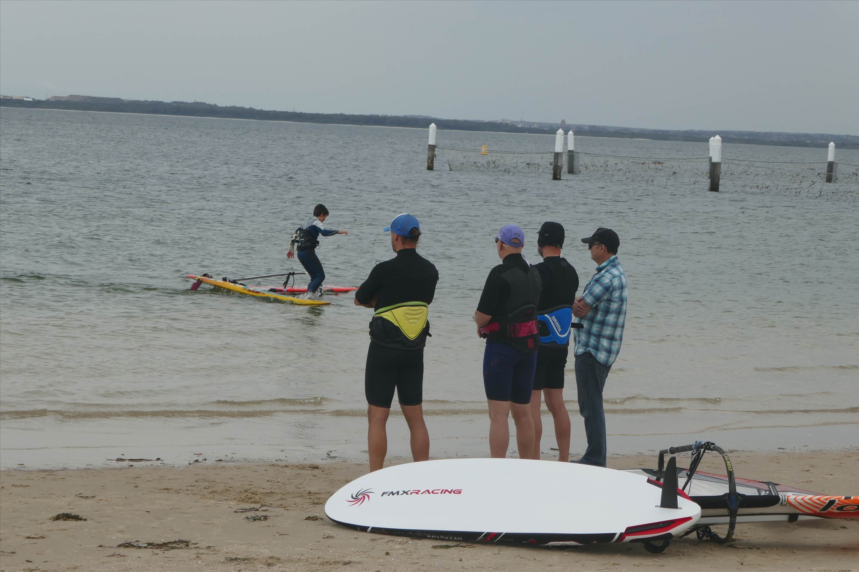 the excitement was showing