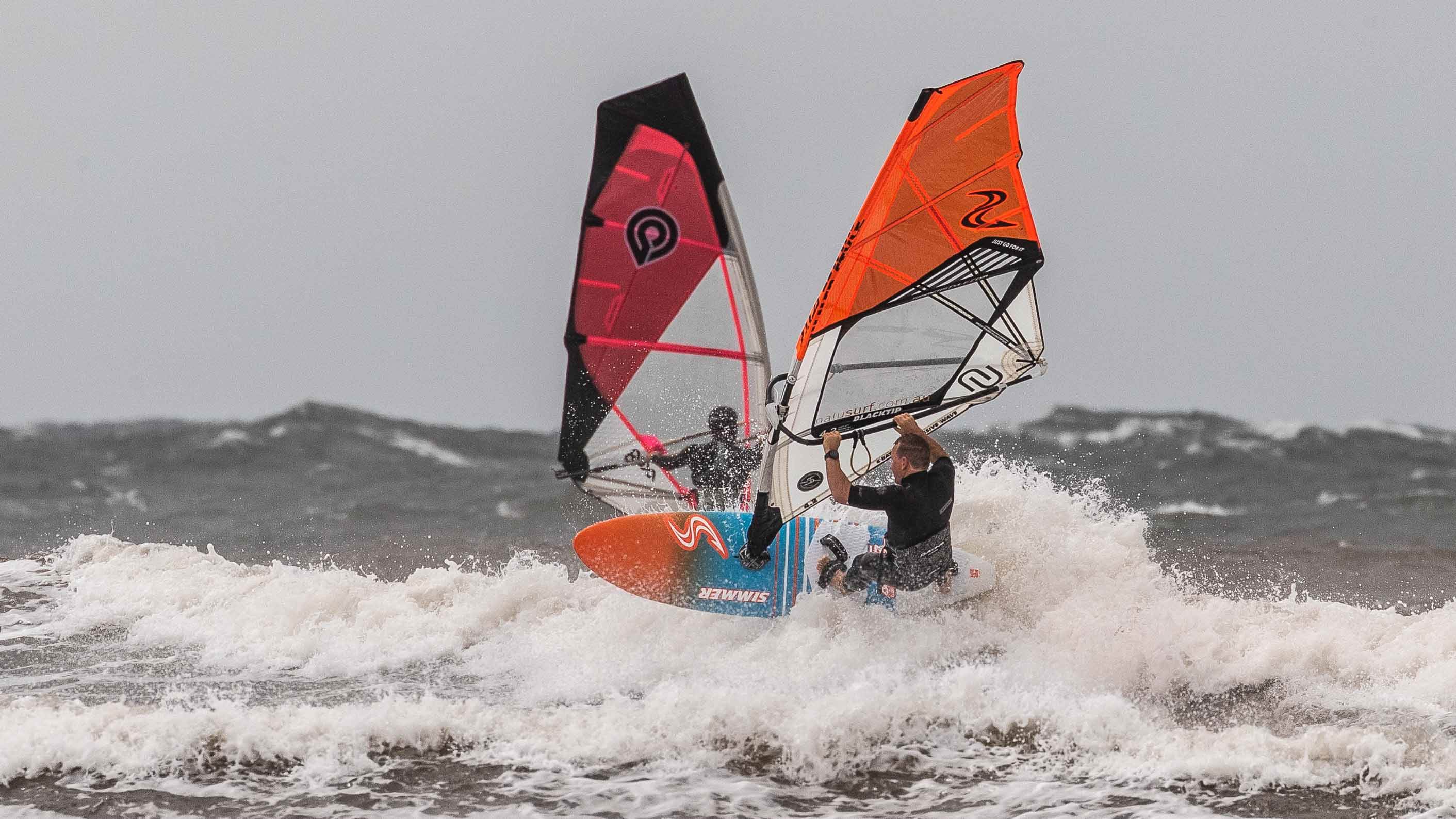 Point Danger windsurfing 19 Feb 2020