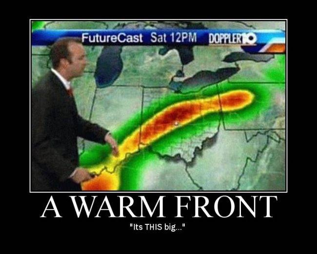 A Seriously Big Warm Front !!!!!!!