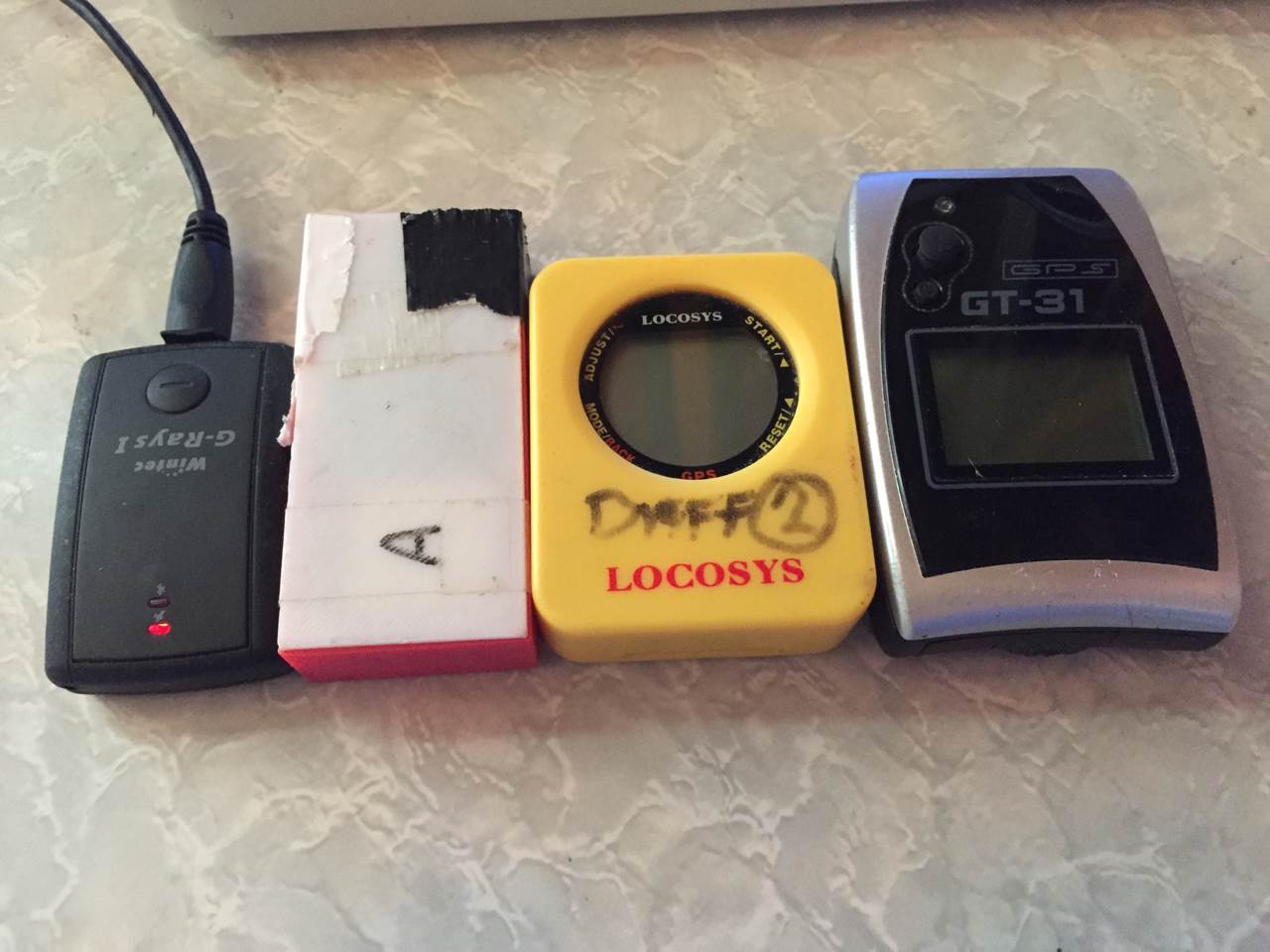 GPS comparison pictures