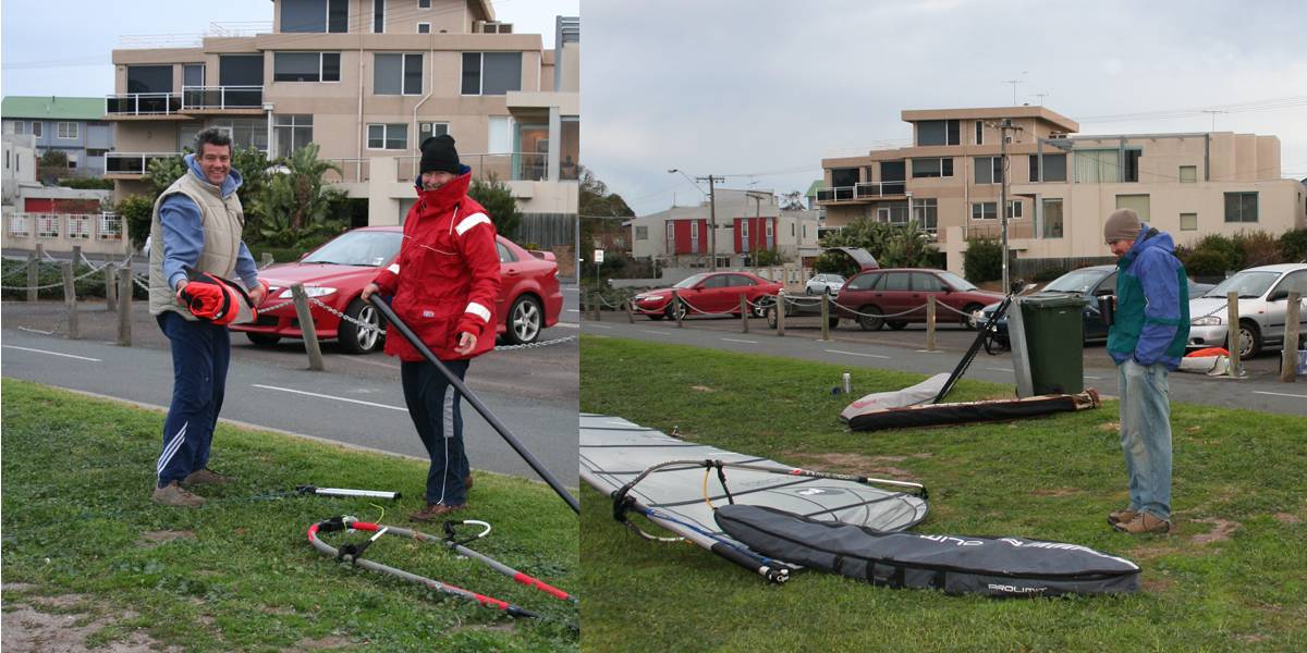 Cold day at Williamstown