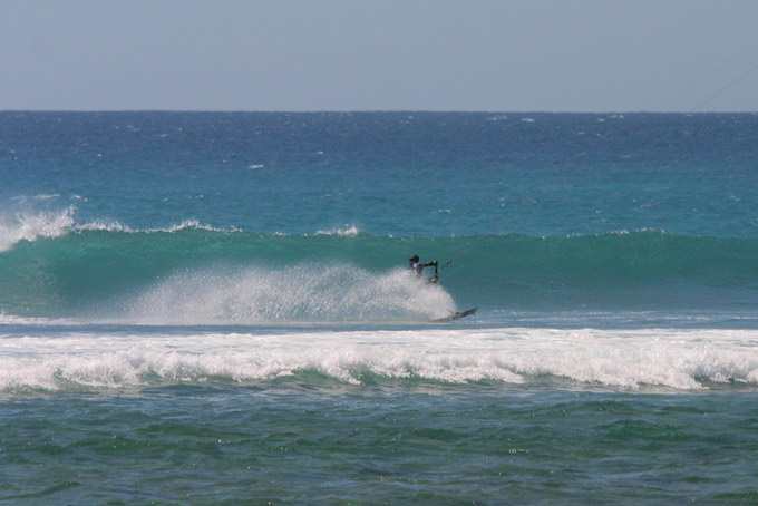 Pat wave-riding at Gnaraloo