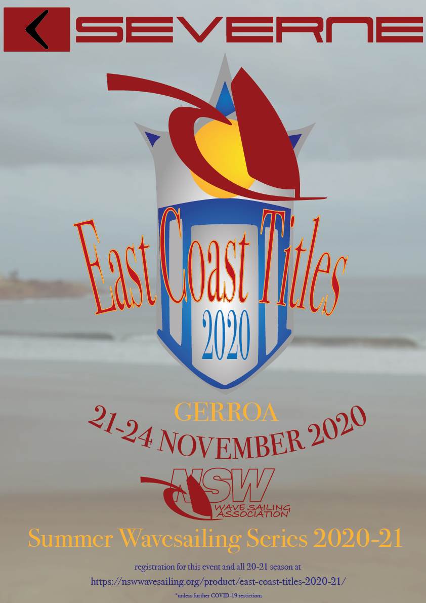 SEVERNE East Coast Titles 2021, Gerroa, NSW, Wavesailing summer series