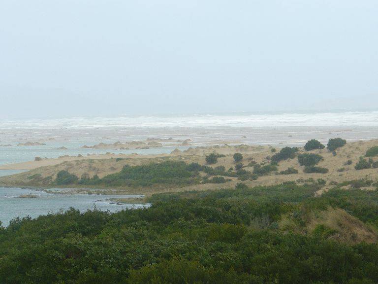 Sady Point super high tide storm surge 02-07-08