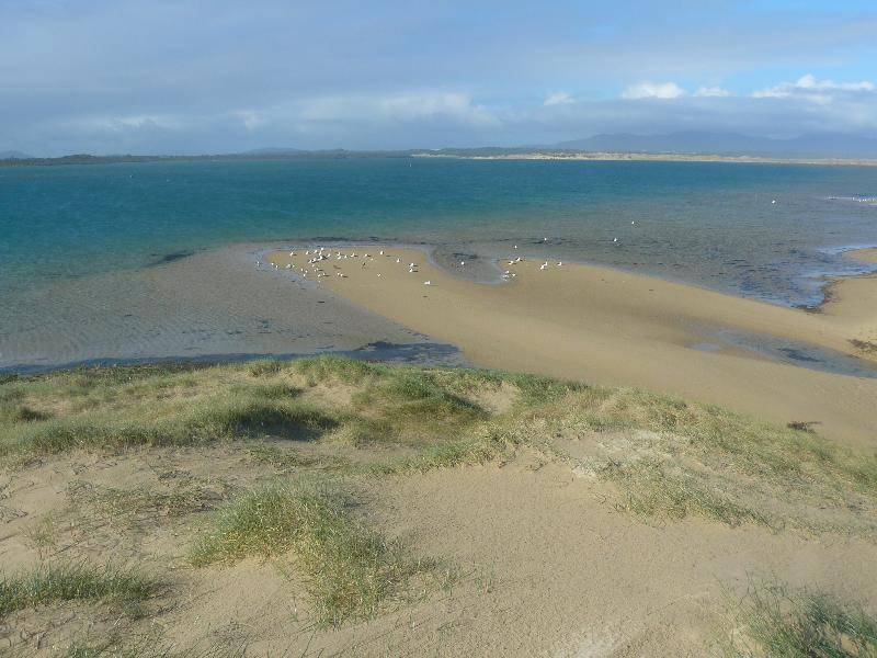 High tide aftermarth at sandy point