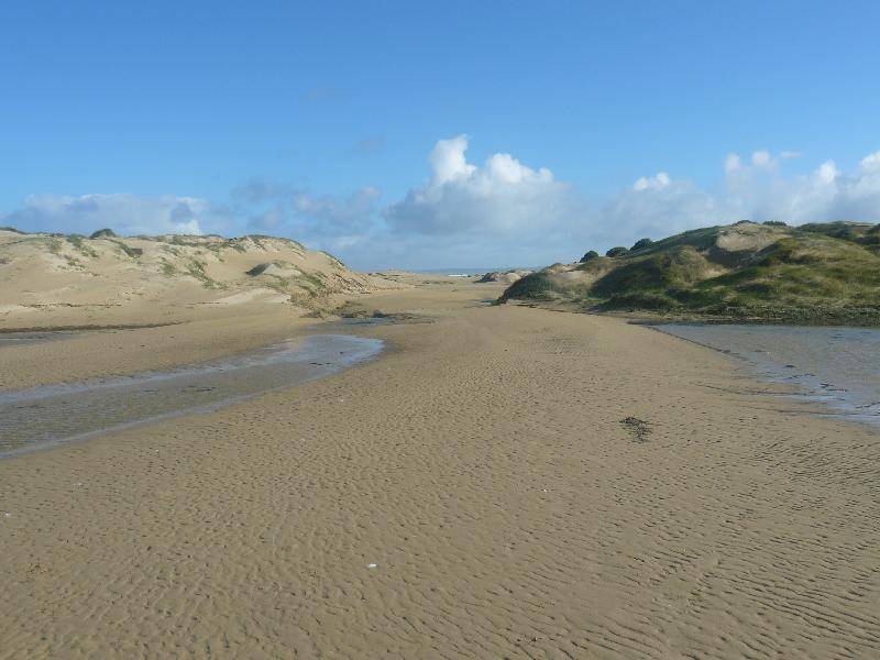 High tide aftermarth at sandy point