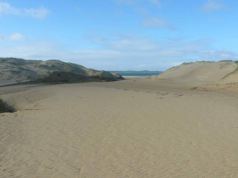 High tide aftermarth at sandy point