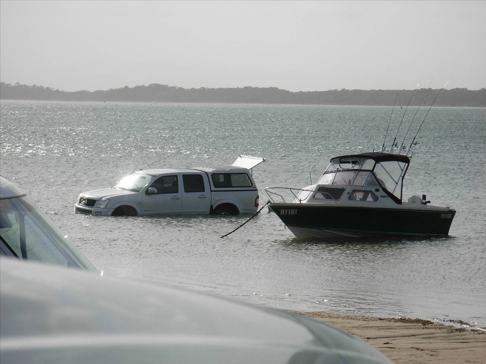Inlet Parking, fish from your car!