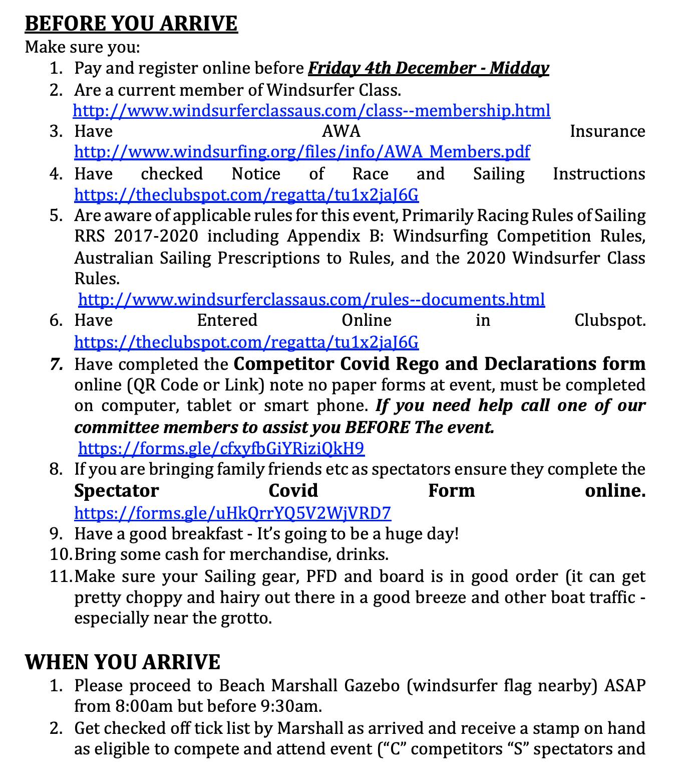 bsc before to arrive