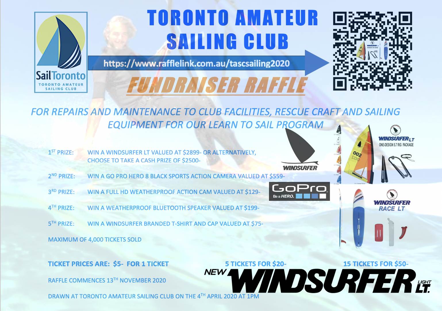 super windsurfer lt raffle sign 29 nov 2020