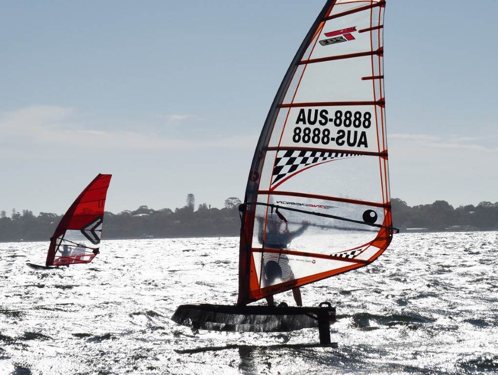 Foil Fest 2021 Action at the Goolangatup Sailing Carnival