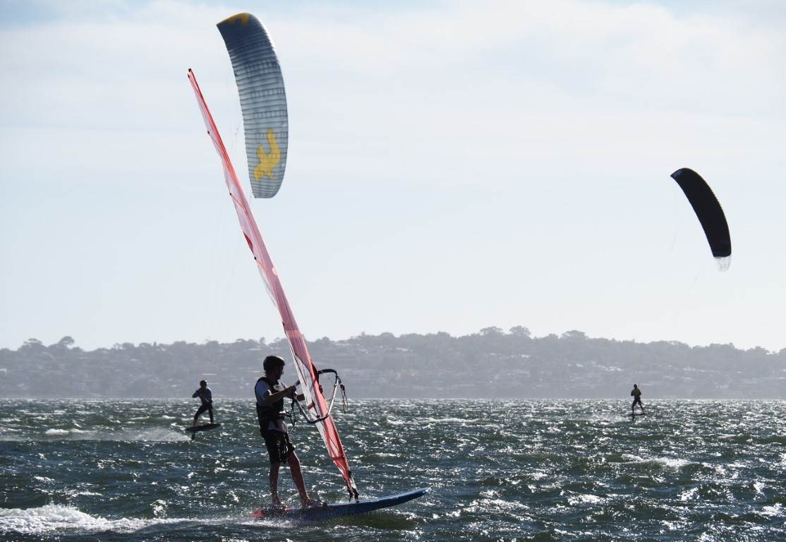 Foil Fest 2021 Action at the Goolangatup Sailing Carnival