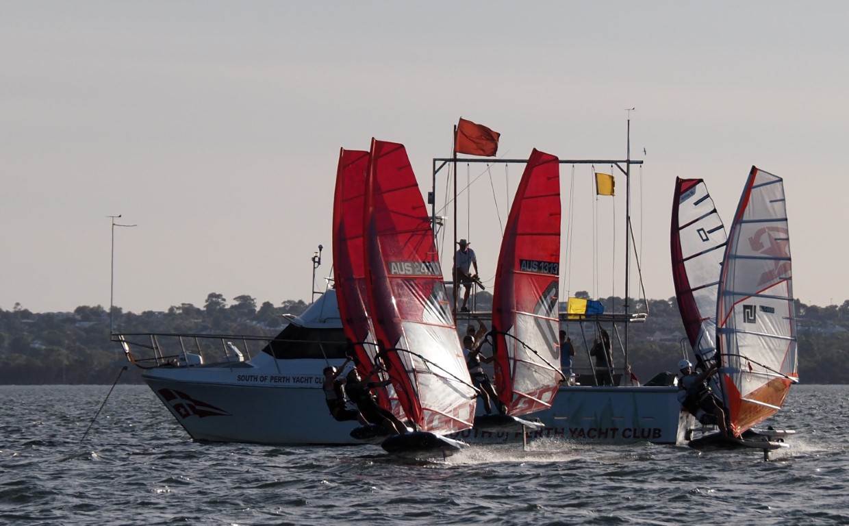 Foil Fest 2021 Action at the Goolangatup Sailing Carnival