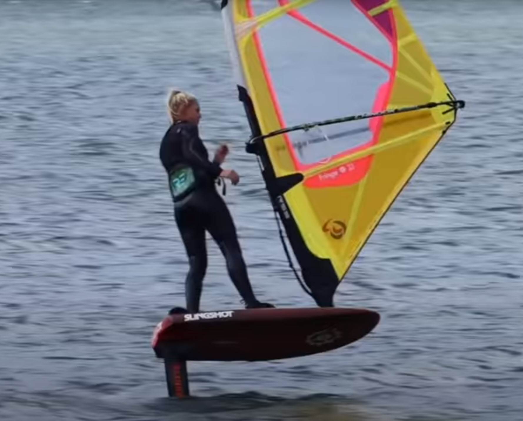 emily ridgeway no handed gybe