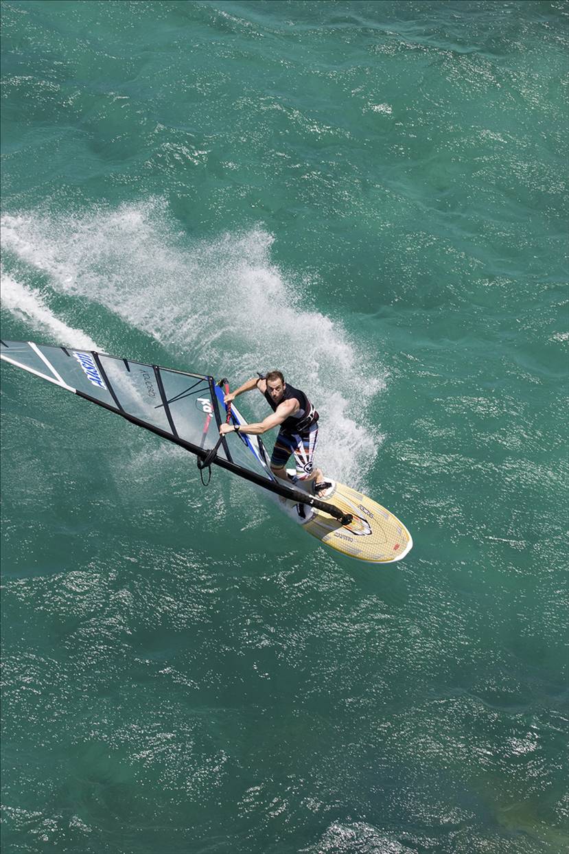 Taking care to avoid the turtles